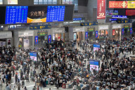 Travel Rush Ahead Of Labor Day In Shanghai