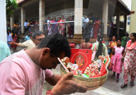 Akshaya Tritiya Celebrated At Kalighat Temple In Kolkata, India.