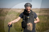 Sappers clear Russian laid landmines in Ukraine's farmlands