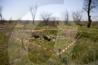 Sappers clear Russian laid landmines in Ukraine's farmlands