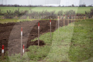 Sappers clear Russian laid landmines in Ukraine's farmlands