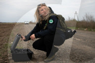 Sappers clear Russian laid landmines in Ukraine's farmlands