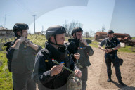 Sappers clear Russian laid landmines in Ukraine's farmlands