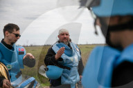 Sappers clear Russian laid landmines in Ukraine's farmlands