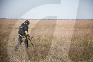 Sappers clear Russian laid landmines in Ukraine's farmlands