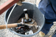 Sappers clear Russian laid landmines in Ukraine's farmlands