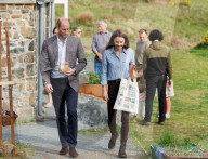 Prince William and Kate Middleton on the Isle of Mull, UK.