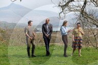 Prince William and Kate Middleton on the Isle of Mull, UK.