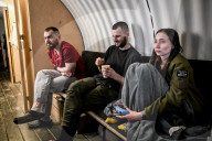 Underground surgical field hospital on Ukriane's front line