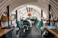 Underground surgical field hospital on Ukriane's front line