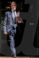 Prime Minister Kier Starmer Leaving For PMQs in London, UK.