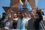 Protest Over Harassment Faced By Kashmiri Students