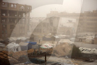Dust Storm In Gaza, Palestine