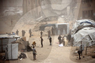 Dust Storm In Gaza, Palestine