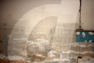 Dust Storm In Gaza, Palestine
