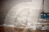Dust Storm In Gaza, Palestine