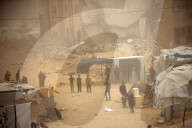 Dust Storm In Gaza, Palestine