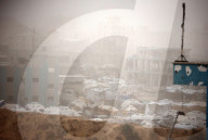 Dust Storm In Gaza, Palestine