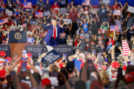 Trump 100 Days Rally In Michigan