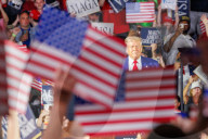 Trump 100 Days Rally In Michigan