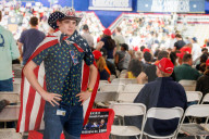 Trump 100 Days Rally In Michigan