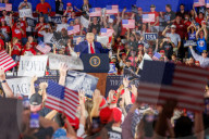 Trump 100 Days Rally In Michigan