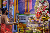 Tamil Hindus Perform Special Prayers For Lord Ayyappa