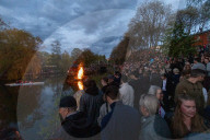 Walpurgis Night In Linkoping, Sweden