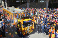 Sikhs Take Part In A Nagar Kirtan During Vaisakhi In Toronto, Canada