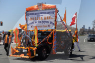 Sikhs Take Part In A Nagar Kirtan During Vaisakhi In Toronto, Canada