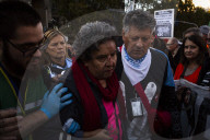 Demonstration By Retirees Demanding Remedies And Improvements To Their Retirement Plans