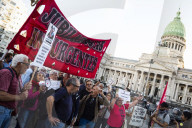Demonstration By Retirees Demanding Remedies And Improvements To Their Retirement Plans