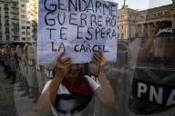 Demonstration By Retirees Demanding Remedies And Improvements To Their Retirement Plans