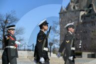 Ceremonial Guard Performs Changing Of The Guard At Ottawa’s National War Memorial