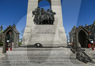 Ceremonial Guard Performs Changing Of The Guard At Ottawa’s National War Memorial