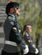 Ceremonial Guard Performs Changing Of The Guard At Ottawa’s National War Memorial