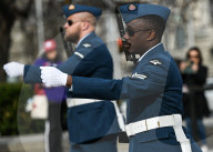 Ceremonial Guard Performs Changing Of The Guard At Ottawa’s National War Memorial