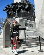 Ceremonial Guard Performs Changing Of The Guard At Ottawa’s National War Memorial