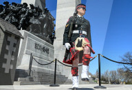 Ceremonial Guard Performs Changing Of The Guard At Ottawa’s National War Memorial