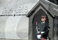 Ceremonial Guard Performs Changing Of The Guard At Ottawa’s National War Memorial