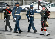 Ceremonial Guard Performs Changing Of The Guard At Ottawa’s National War Memorial