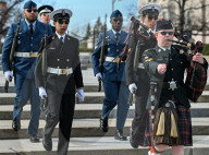 Ceremonial Guard Performs Changing Of The Guard At Ottawa’s National War Memorial