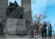 Ceremonial Guard Performs Changing Of The Guard At Ottawa’s National War Memorial