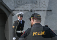 Ceremonial Guard Performs Changing Of The Guard At Ottawa’s National War Memorial