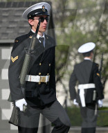 Ceremonial Guard Performs Changing Of The Guard At Ottawa’s National War Memorial