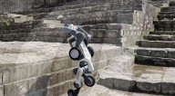 Wheeled industrial robot