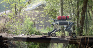 Wheeled industrial robot