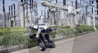 Wheeled industrial robot