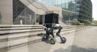 Wheeled industrial robot