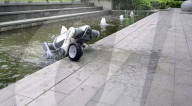 Wheeled industrial robot